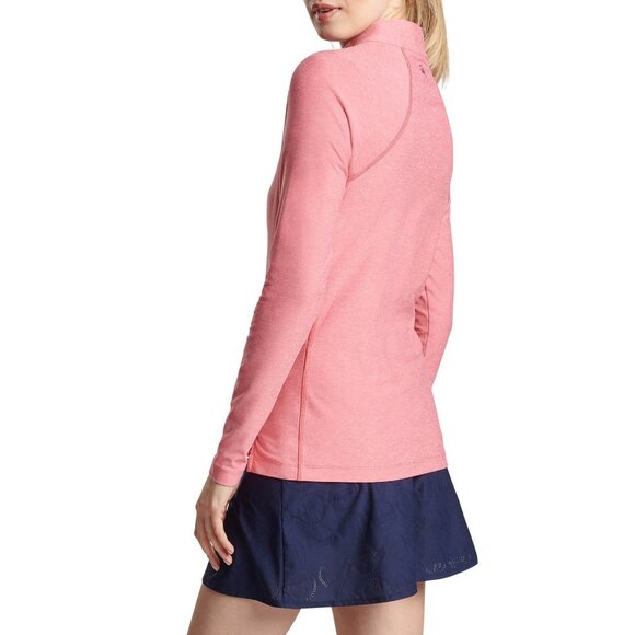 Peter Millar Women’s Raglan Sleeve Perth Layer Pullover Pink Small New with Tag - Picture 2 of 7